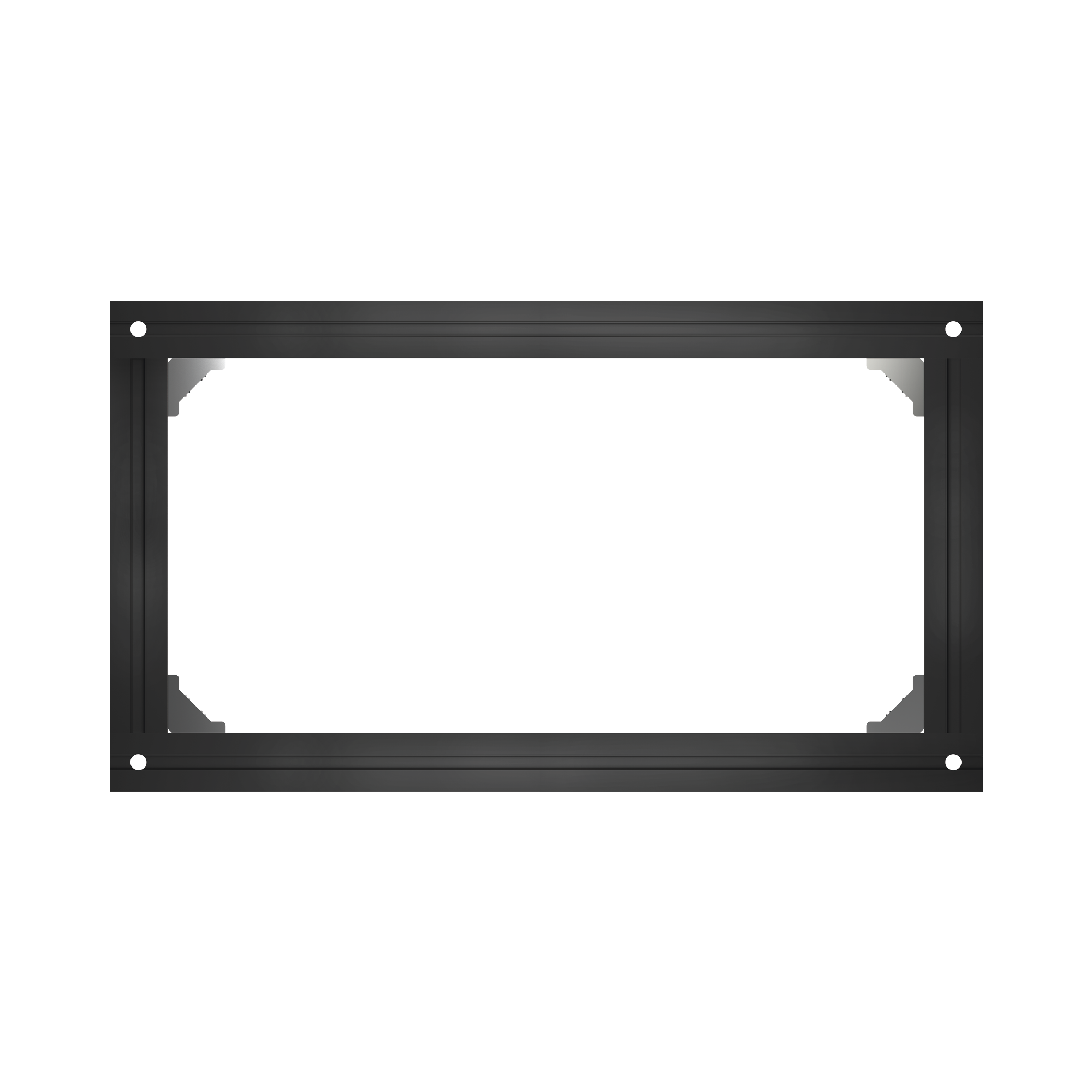 Montaje de Pared para 1 Panel LED / Uso en Interior / Compatible con Series MWF, GWF, CWF y ZWDB Montaje de Pared para 1 Panel LED / Uso en Interior / Compatible con Series MWF, GWF, CWF y ZWDB